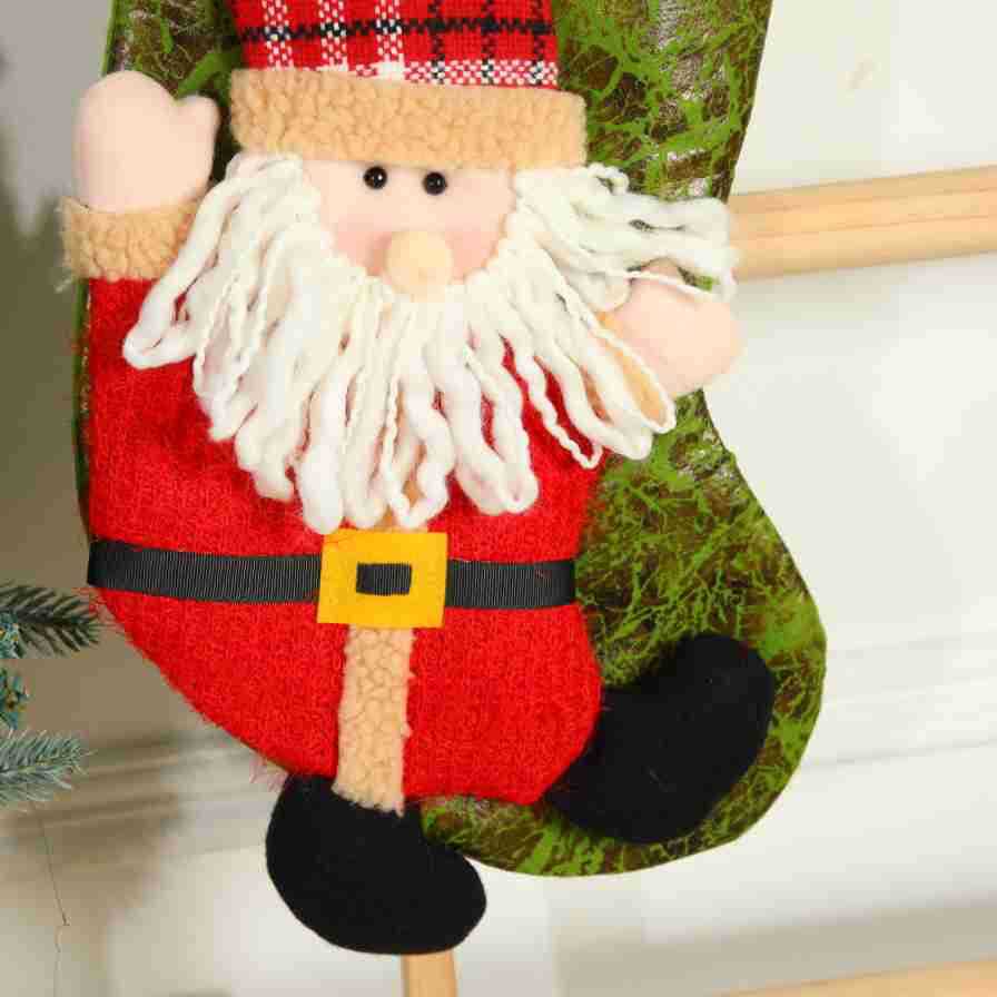 Christmas Socks, Christmas Gift Bag, Christmas Decoration Gift Bag, Christmas Elk Old Man Pendant Gift Bag - V.I.P Digital Presence