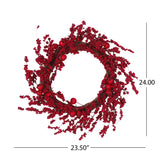 23.5" WP MIXED BERRY WREATH - V.I.P Digital Presence
