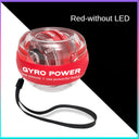 Pelota de mano con LED para entrenamiento de fuerza muscular de muñeca, autoencendido, con contrabrazo, equipo de ejercicio para fortalecer los músculos de la mano.