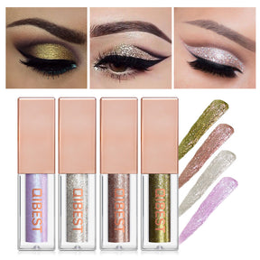 QIBEST Diamond Pearl Liquid Eye Shadow Shine Bright Eye Shadow Liquid High Gloss Eye Shadow Matte Eye Shadow Liquid - V.I.P Digital Presence