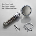New Tourmaline balls Filter Shower Head Water saving 3 Modes adjustable SPA shower head on/off button high pressure shower - V.I.P Digital Presence