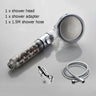 New Tourmaline balls Filter Shower Head Water saving 3 Modes adjustable SPA shower head on/off button high pressure shower - V.I.P Digital Presence