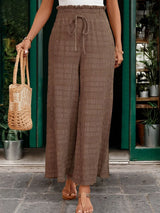 Tied Wide Leg Pants - V.I.P Digital Presence