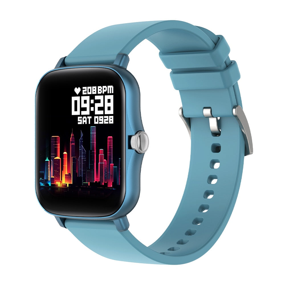 Reloj inteligente P8 Plus de 1,69 pulgadas para hombre y mujer, con pantalla táctil completa, rastreador de actividad física, resistente al agua IP67, GTS 2, compatible con teléfonos Xiaomi. 