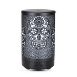 100ml Iron Metal Humificador De Aroma 7 Colors Led Lamp Ultrasonic Electric Skull Aroma Diffuser With Remote - V.I.P Digital Presence