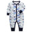 Newborn Footed Pajamas Zipper Girl and Boy Romper Long Sleeve Jumpsuit Cotton Solid White Fashion 0-24 Months Baby Clothes - V.I.P Digital Presence