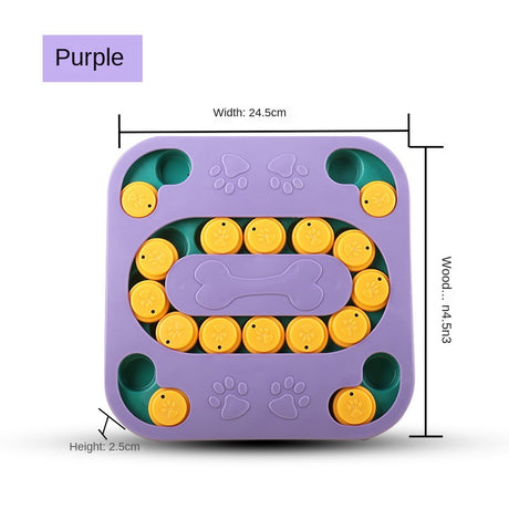 Interactive Slow Feeder Dog Bowl - Puzzle Toy for Pets - V.I.P Digital Presence