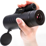 USCAMEL 8X42 Monocular Compact Hunting BAK7 Clear Vision for Bird Watching Waterproof Telescope HD (Black,Army green) - V.I.P Digital Presence