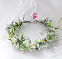 Simulated Rose Blossoms Adjustable Headwear Wreath Bridal Forest Flower Wedding Photography Scale Pretend - V.I.P Digital Presence