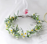 Simulated Rose Blossoms Adjustable Headwear Wreath Bridal Forest Flower Wedding Photography Scale Pretend - V.I.P Digital Presence