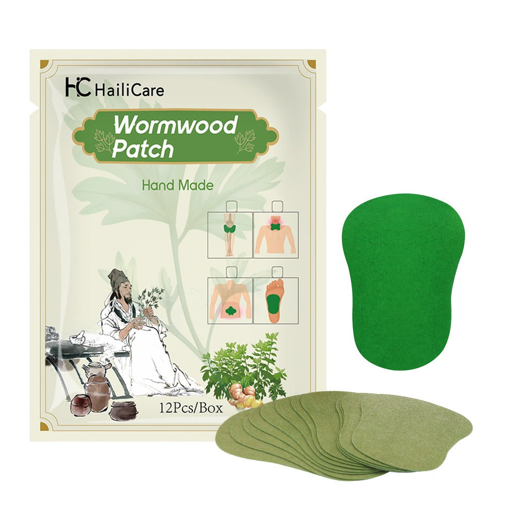 12pieces/Bag Foot Neck Knee Waist Massage Stickers Wormwood Natural Plant Self-heating Relief Joint Ache Pain Cinnamon Ginger - V.I.P Digital Presence