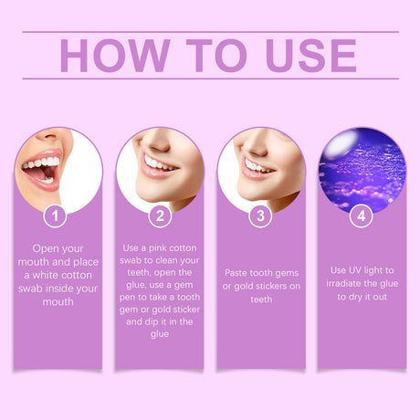 Dental Beauty Kit Diy Fashion Dental Decoration Personality Shine Light Smile Style Dental Drill - V.I.P Digital Presence