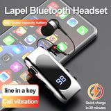 Business Sports Telescopic Cable Collar Clip 5.2 Smart Mini Bluetooth Earphones - V.I.P Digital Presence