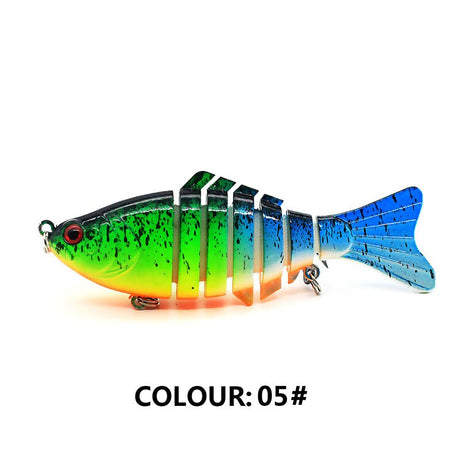 Multi Jointed Fishing Lure Sinking Artificial Wobbler Bait Hard Bait Swimbait 10cm/15.7g Fishing Tackle 7 Sections Crankbait - V.I.P Digital Presence