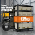 Household storage rack, adjustable display rack, carbon steel storage rack 100cm * 40cm * 180cm, five layers (black) - V.I.P Digital Presence