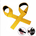 2pcs gym lifting straps weightlifting wrist weight belt bodybuilding gloves for women men fitness crossfit barbells power sport - V.I.P Digital Presence