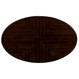 42 inch oval wooden coffee table, 2-story solid wood cocktail table with open storage rack, antique white and cherry tabletop - V.I.P Digital Presence