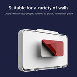 Soporte giratorio para teléfono de baño, impermeable, para montar en la pared, con repisas autoadhesivas para ducha y baño. 