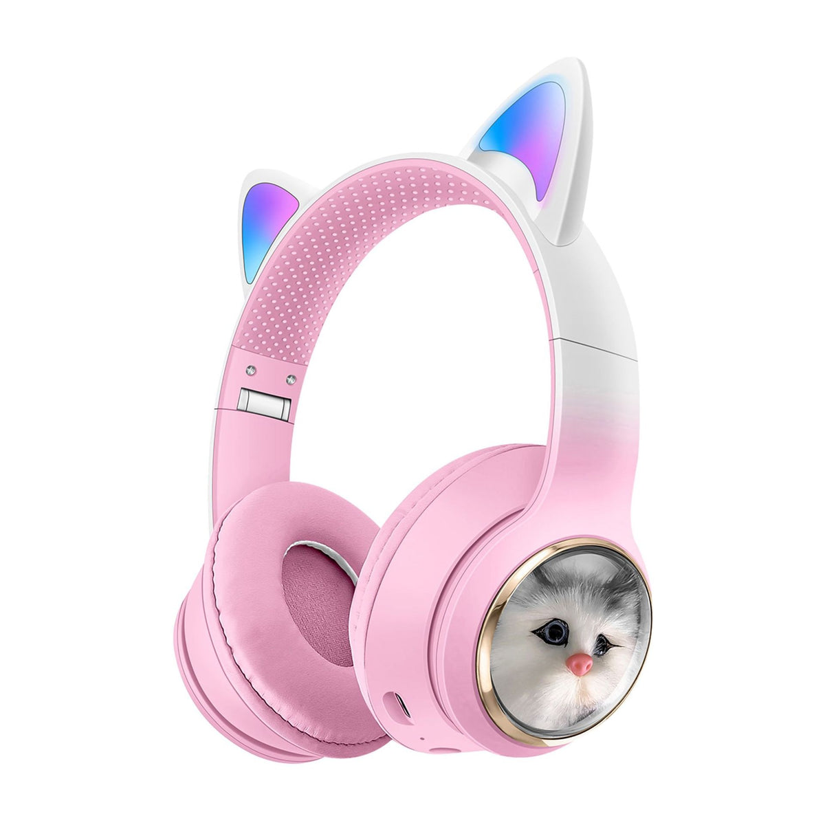 AKZ-09 Earphones Space Cabin Cartoon Simulation Cat Bluetooth Headwear Large Battery Earphones Foldable - V.I.P Digital Presence