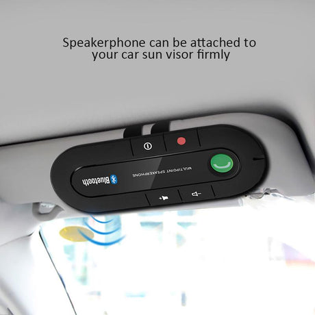 ANLUD Wireless Bluetooth Handsfree Car Kit Multipoint Speakerphone MP3 Music Player Sun Visor - V.I.P Digital Presence