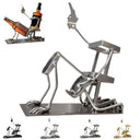 Skull 2-in-1 Bottle Stand: Holds Coke & Wine, Metal Skeleton Holder – Fun Bar Decor - V.I.P Digital Presence
