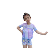 Baby swimsuit, cute cartoon girl buoyancy swimsuit, floating vest for children, baby survival swimsuit - V.I.P Digital Presence