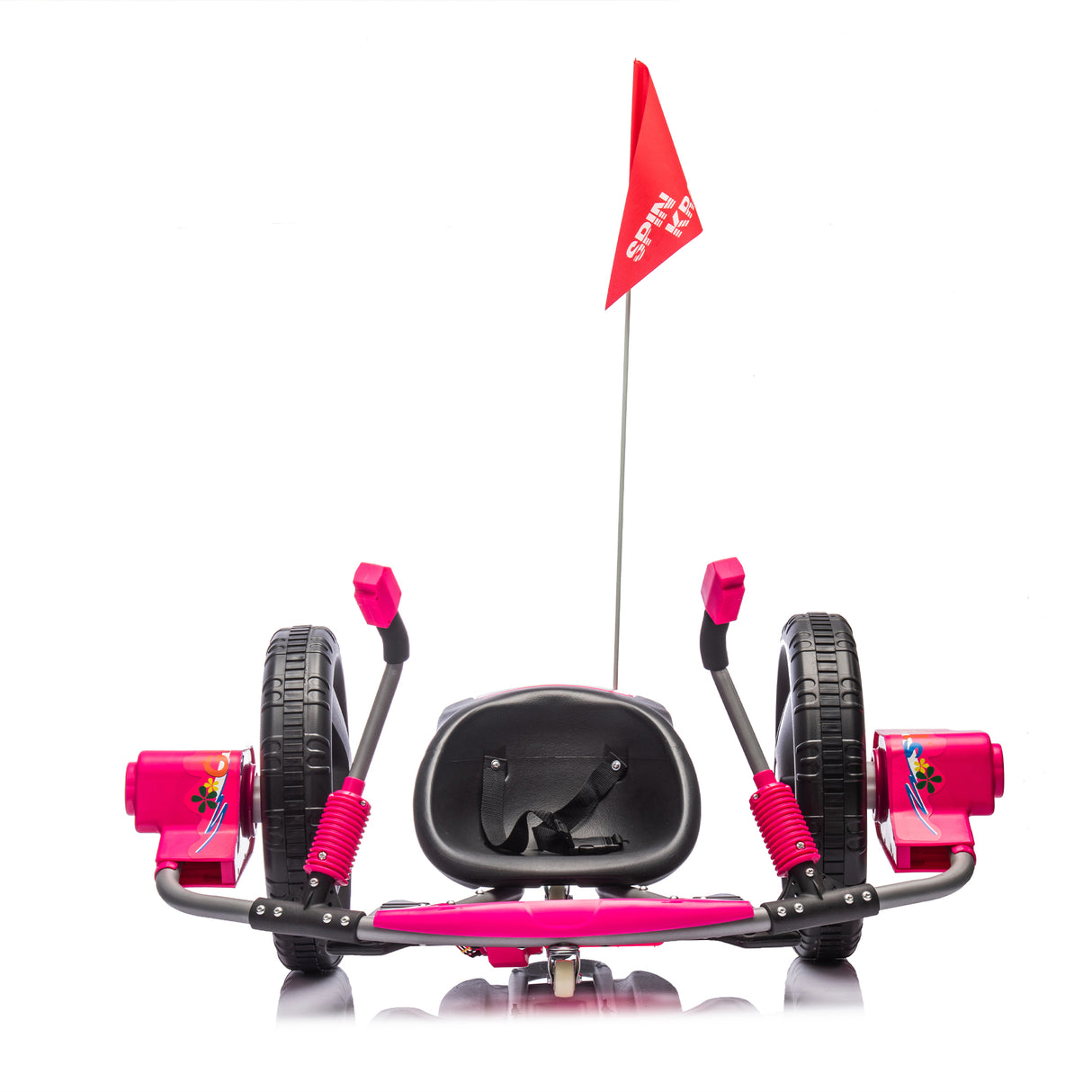 12V Kids Ride On Electric Toy,2WD,16'' exaggerated wheel,Dual handle control for 360 degree flexible steering and rotation - V.I.P Digital Presence