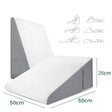 Triangle sponge cushion, headboard pillow, elderly care sofa backrest cushion, waist protection, half lying, half lying, sloping pillow - V.I.P Digital Presence