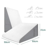 Triangle sponge cushion, headboard pillow, elderly care sofa backrest cushion, waist protection, half lying, half lying, sloping pillow - V.I.P Digital Presence