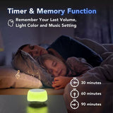 Portable Sound Machine with White Noise, Night Light, and Speaker for Baby's Soothing Sleep and Relaxation - V.I.P Digital Presence