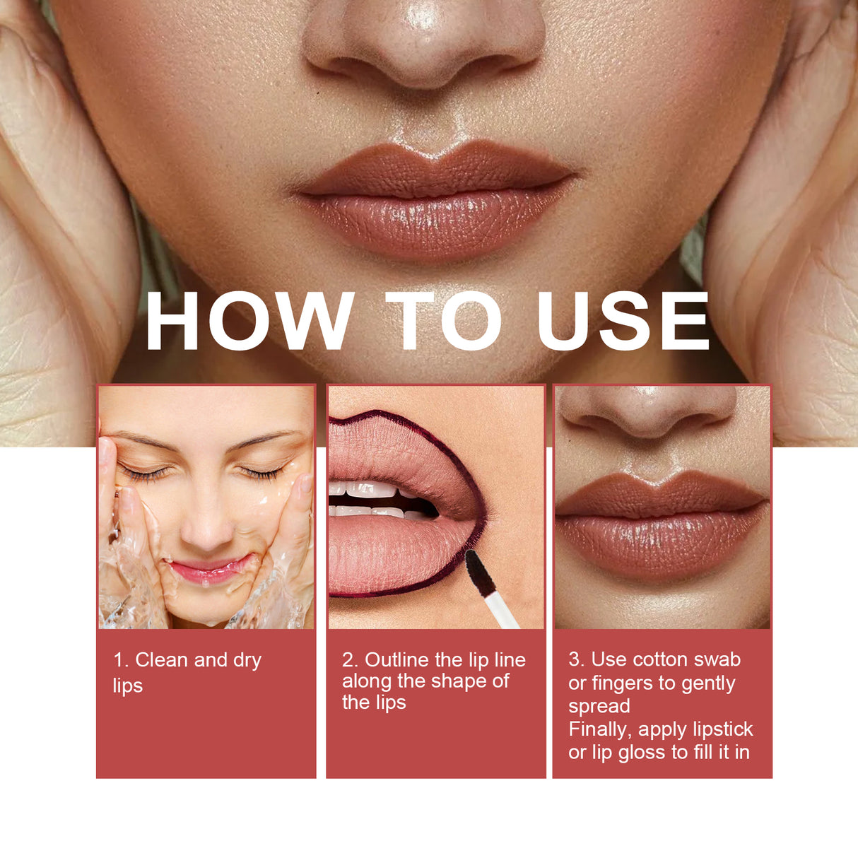 Tattoo Liner, Outline Lip Shape And Develop Lip Color Lasting Waterproof And Not Easy To Fade Peeling Lip Liner - V.I.P Digital Presence