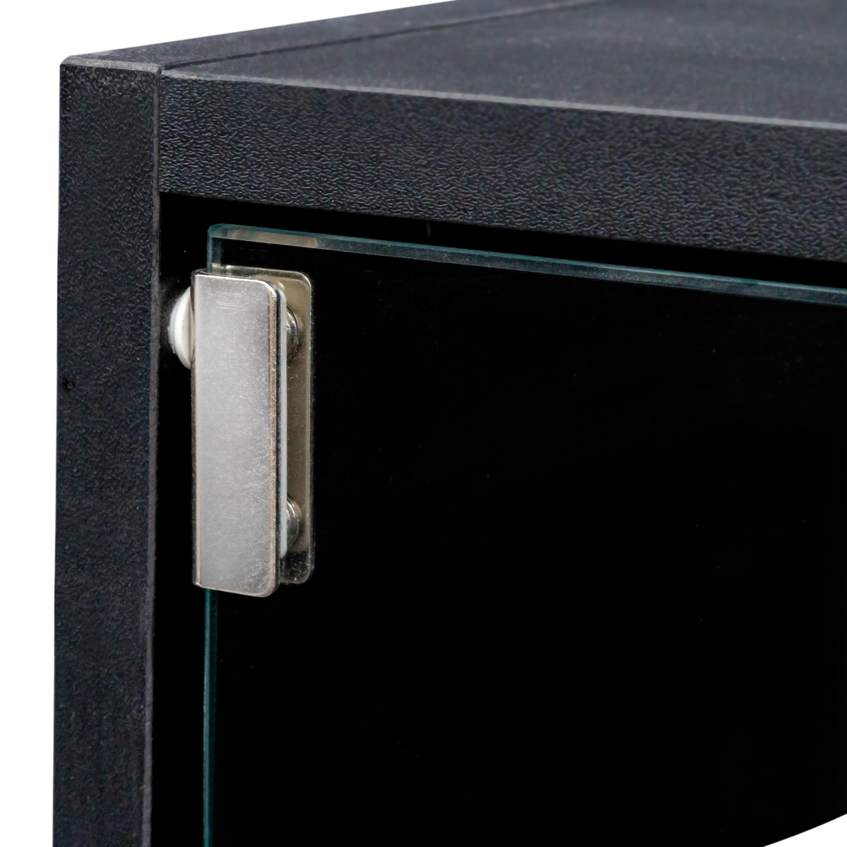 Black Glass Door Shoe Box Shoe Storage Cabinet With RGB Led Light - V.I.P Digital Presence