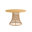 Outdoor dining simple bamboo chair table - V.I.P Digital Presence