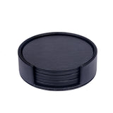 Creative PU leather coaster Exquisite insulated tea water cushion Square leather coaster - V.I.P Digital Presence