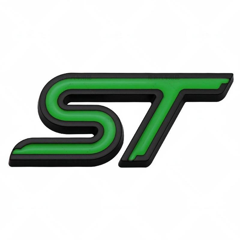 3D metal car stickers, ST badges, badges, decals, Ford Focus 2, 3, Mondeo, FI.C. Kuga, Mk1, Mk2, Mk3, Mk7 front grille decoratio - V.I.P Digital Presence