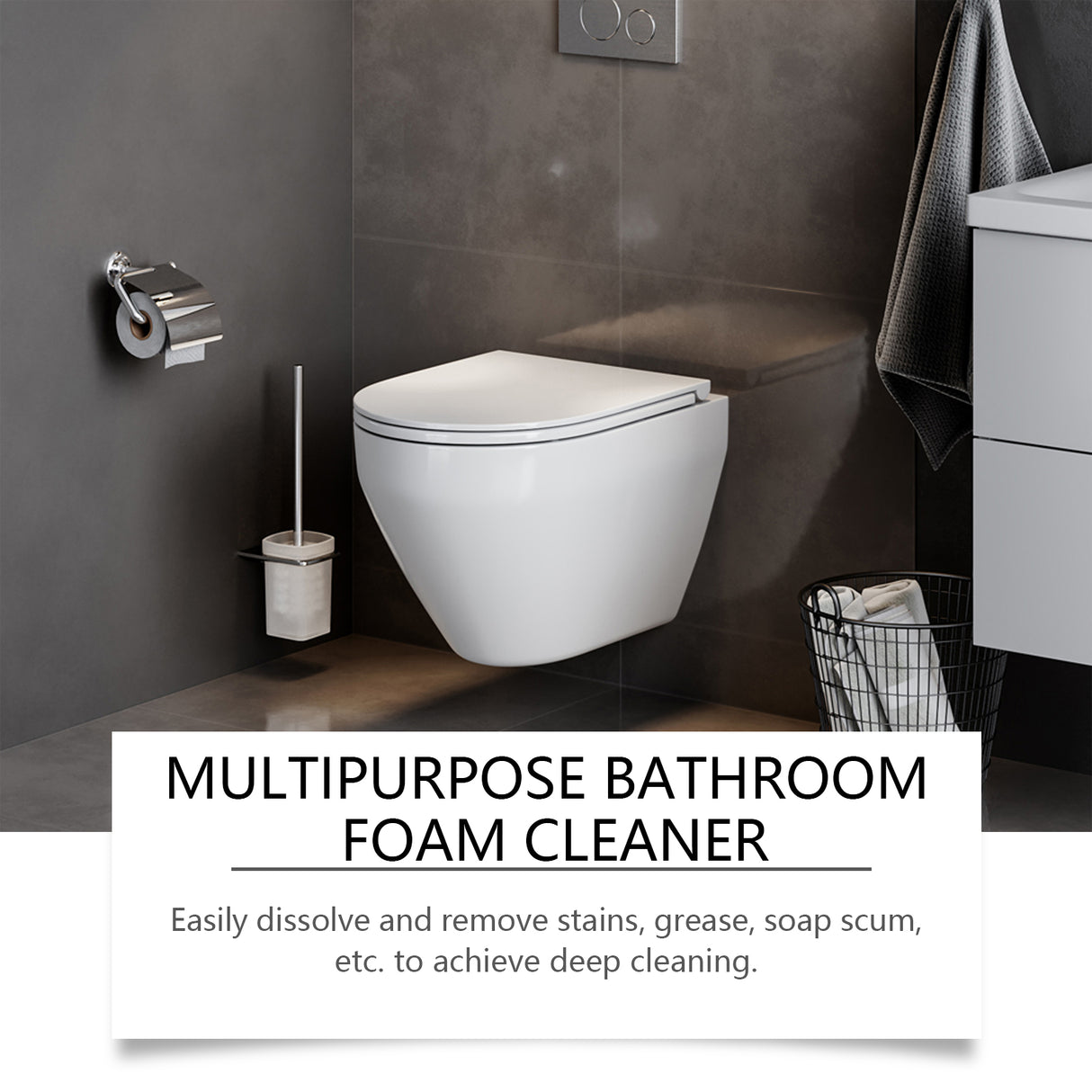 Bathroom Foam Cleaner, Clean Bath Glass Door Stains And Scale Cleaning Cleaner - V.I.P Digital Presence