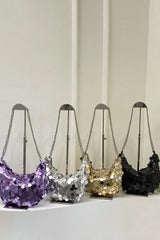 Sequin Chain Crossbody Bag - V.I.P Digital Presence