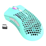 2.4GHz Wireless Gaming Mouse 7 Button 1600 DPI Adjustable RGB Backlit Rechargeable Mouse Lightweight Honeycomb Shell Gamer Mice - V.I.P Digital Presence