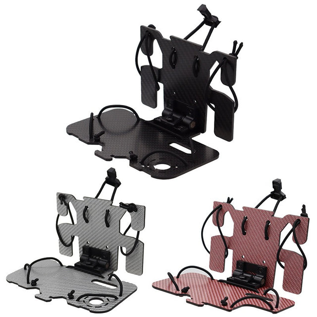 Tactical vest MOLLE system mounted carbon fiber tactical navigation board universal chest folding mobile phone carrier board - V.I.P Digital Presence