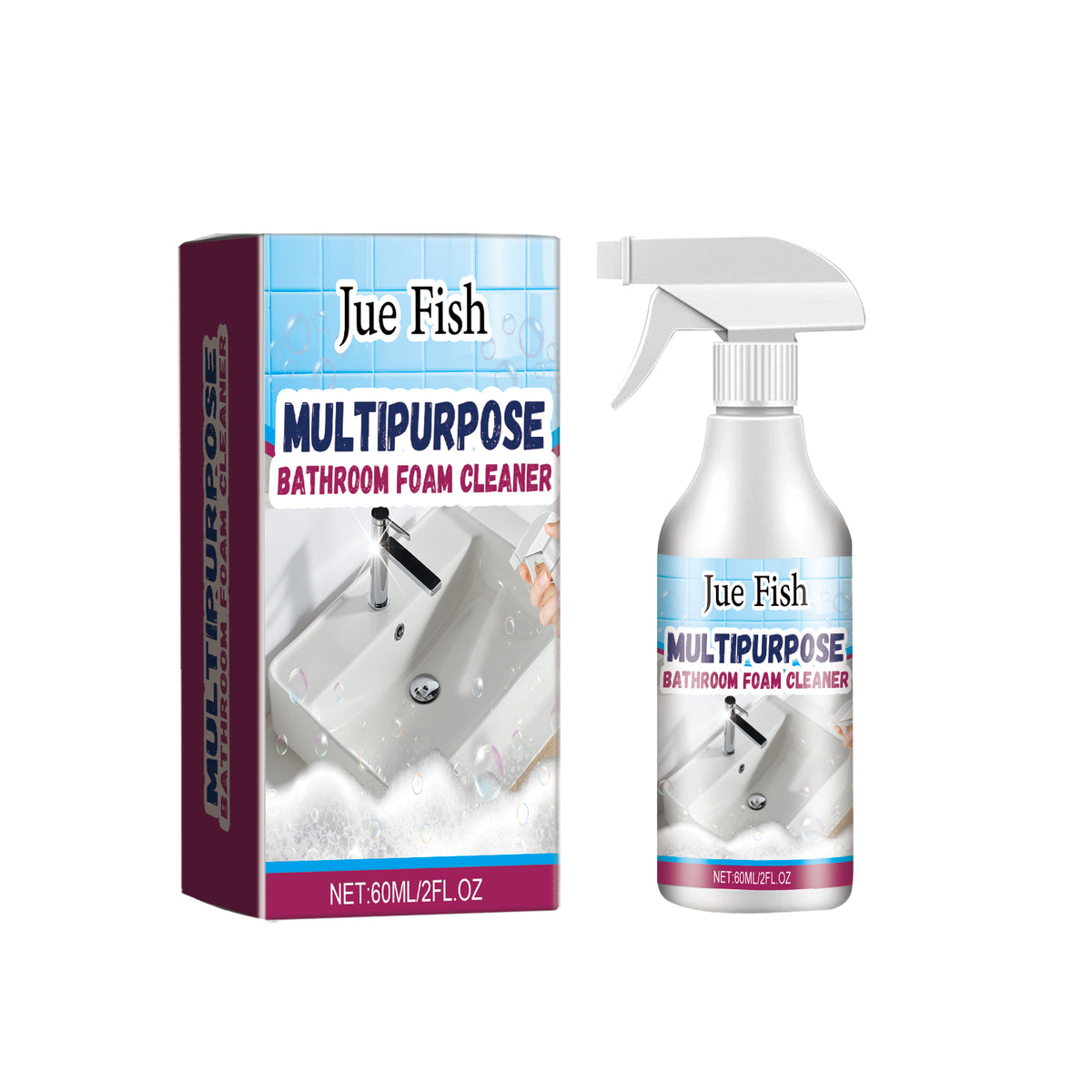 Bathroom Foam Cleaner, Clean Bath Glass Door Stains And Scale Cleaning Cleaner - V.I.P Digital Presence