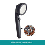 New Tourmaline balls Filter Shower Head Water saving 3 Modes adjustable SPA shower head on/off button high pressure shower - V.I.P Digital Presence