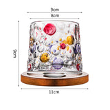 Hand drawn rotating glass cups multiple multi-purpose whiskey glasses rotating glass cups - V.I.P Digital Presence