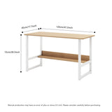 Computer desk, desktop room, simple desk, bedroom desk, student home desk, wooden desk with storage rack - V.I.P Digital Presence