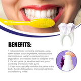 V34 Purple Toothpaste, Cleaning Bad Breath Teeth Stains Beauty Whitening Tooth Care Toothpaste - V.I.P Digital Presence