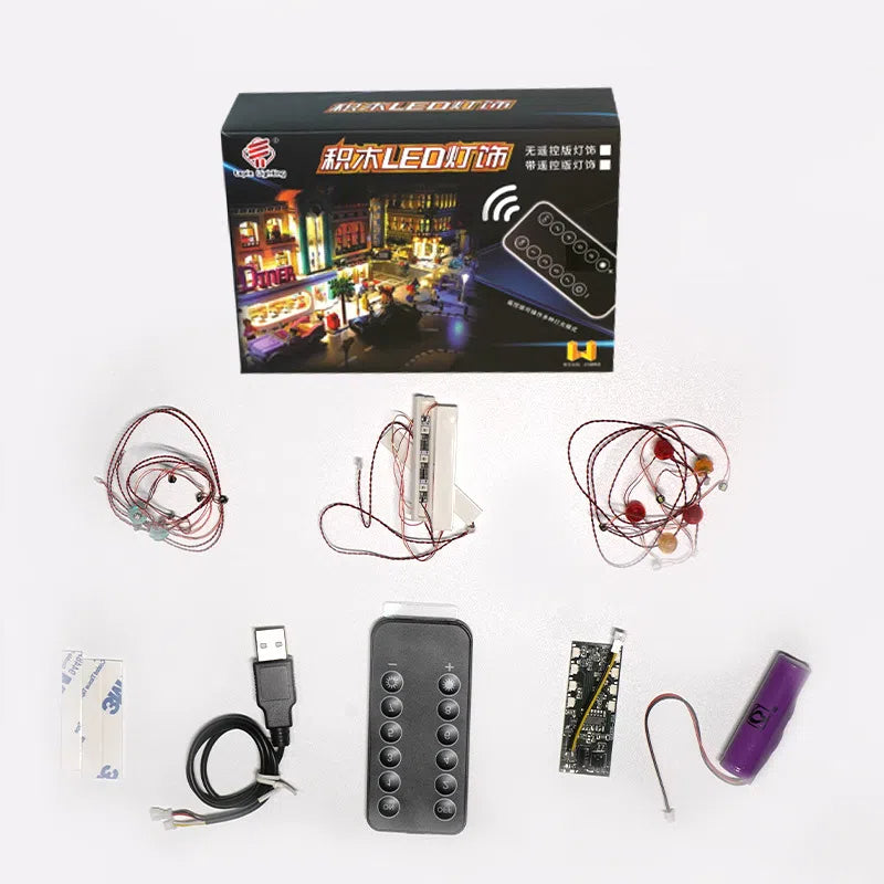 DIY building block lighting compatible with LEGO 42111 Dodge warhorse speed and passion LED remote control light matching - V.I.P Digital Presence