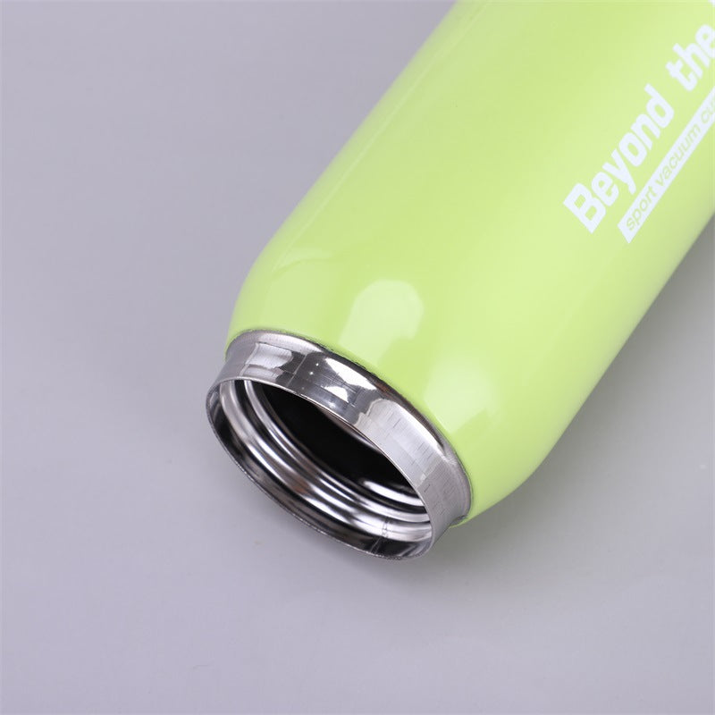Outdoor sports kettle with handle portable thermos cup anti-fall mountaineering water cup home vacuum cup - V.I.P Digital Presence