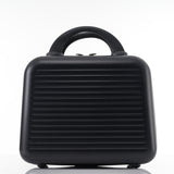 Carry-on Luggage 20 Inch Front Open Luggage Lightweight Suitcase with Front Pocket and USB Port, 1 Portable Carrying Case Black