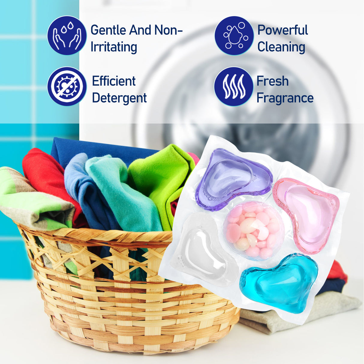 Cleaning Guardian Beads, Gently Clean Oil Stains And Stains With Long Lasting Fragrance Laundry Gel - V.I.P Digital Presence