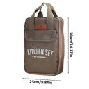 Camping Kitchen Set 8pcs Camping Outdoor Cookware Kit Stainless Steel Camping Tool Travel Set And Utensil Organizer Storage bag - V.I.P Digital Presence