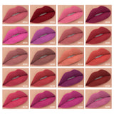 Qibest 34 Colors Matte Non-Stick Cup Does Not Fade Lip Gloss Matte Liquid Lipstick Makeup - V.I.P Digital Presence